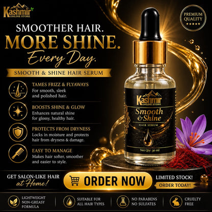 smooth &shine hair serum