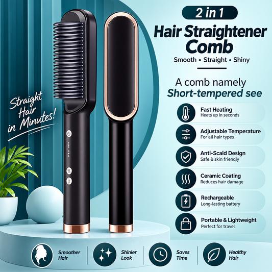 Hair Straightener Comb