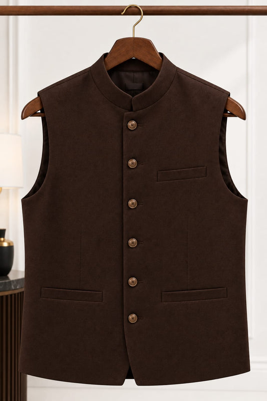 brown waistcoat