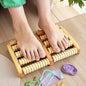 Wooden Foot Roller Massager for Reflexology & Acupressure Therapy – Natural Wooden Massage Tool for Foot, Heel & Leg Pain Relief, Stress Reduction, Muscle Relaxation, and Improved Blood Flow | Ideal Health Care & Wellness Device