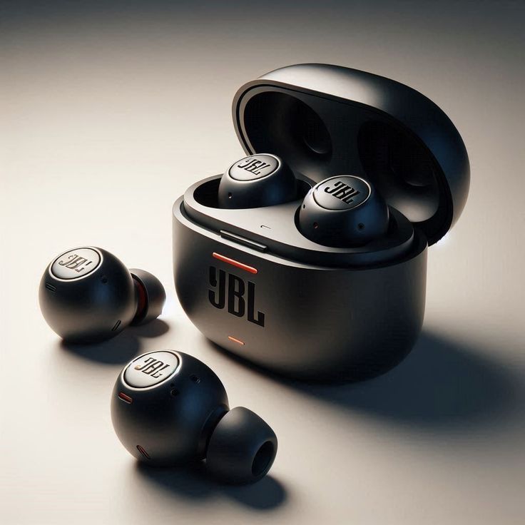 Wireless Earbuds with Charging Case Black Bluetooth 5.3