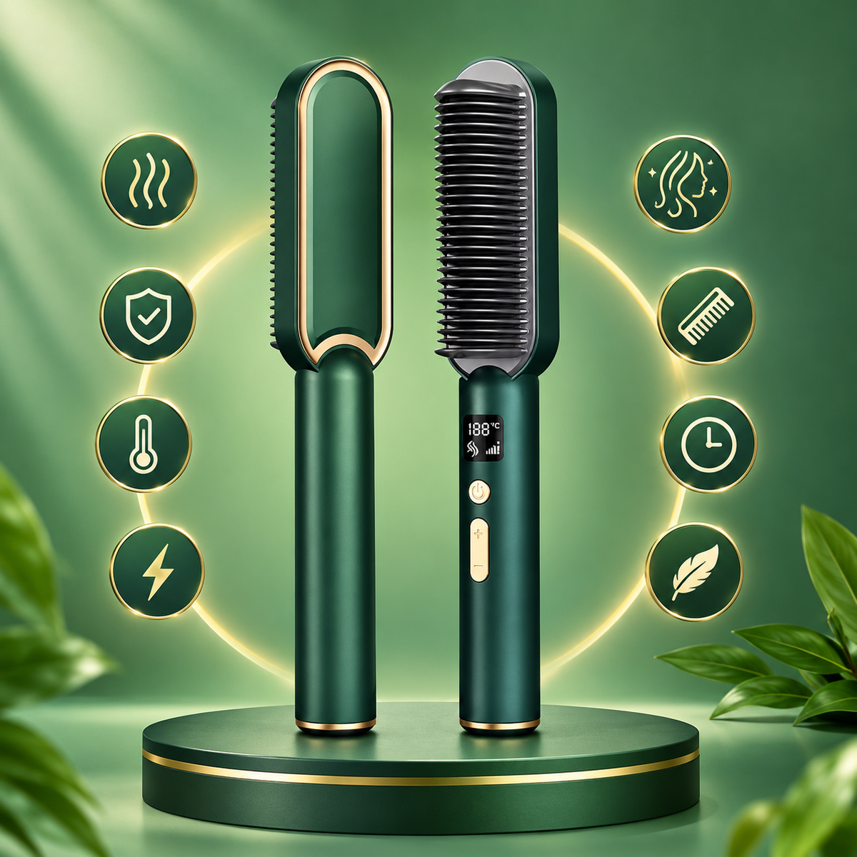 Hair Straightening Comb